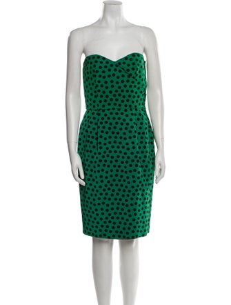 Guy Laroche Polka Dot Print Mini Dress