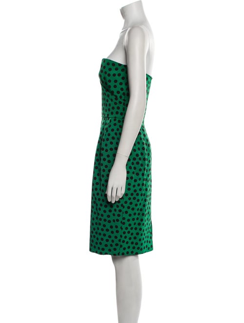 Guy Laroche Polka Dot Print Mini Dress