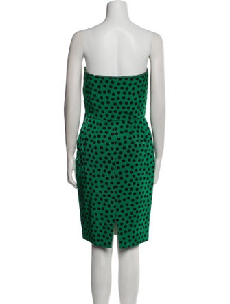 Guy Laroche Polka Dot Print Mini Dress
