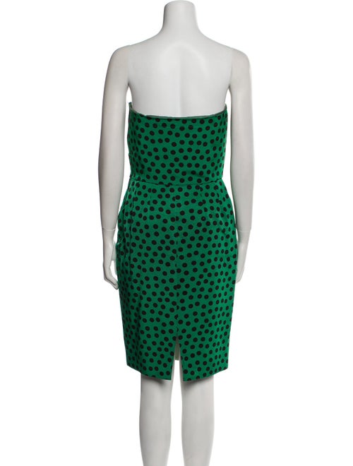 Guy Laroche Polka Dot Print Mini Dress