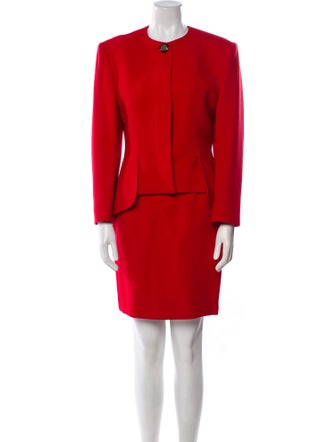 Guy Laroche Wool Skirt Suit
