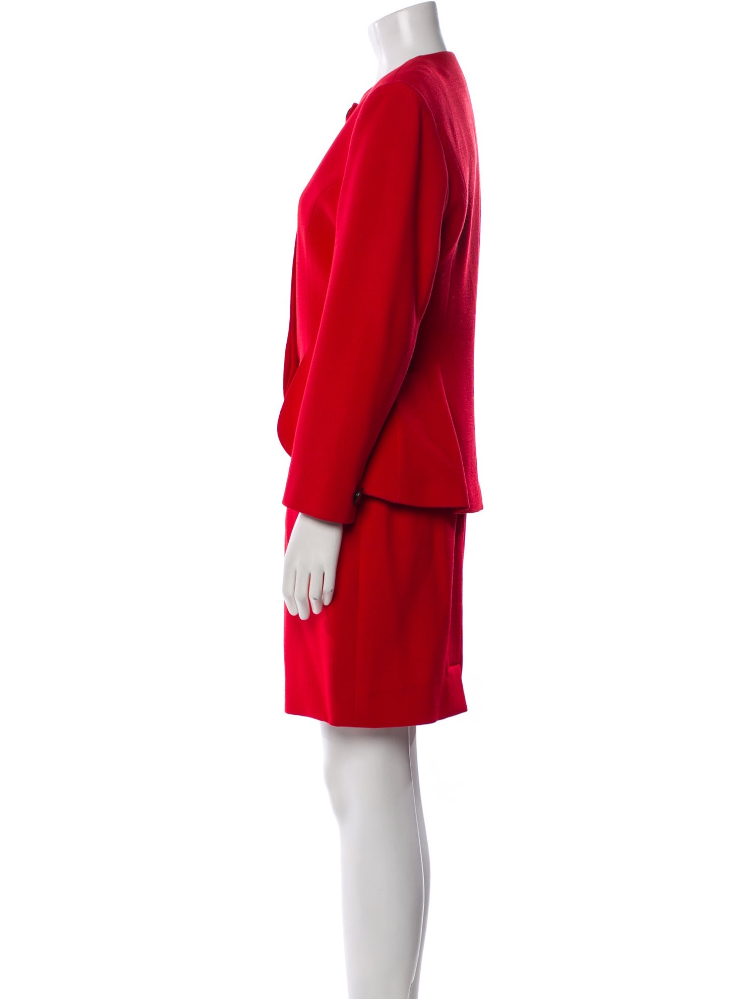 Guy Laroche Wool Skirt Suit