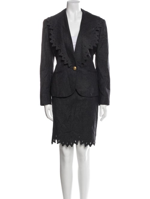 Guy Laroche Wool Skirt Suit