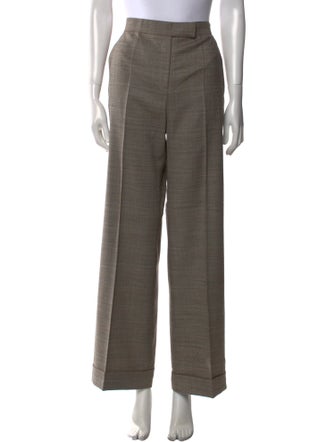 Guy Laroche Virgin Wool Wide Leg Pants