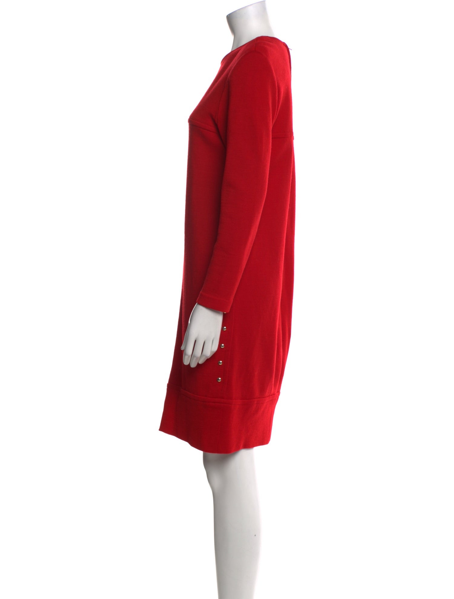 Guy Laroche Wool Knee-Length Dress
