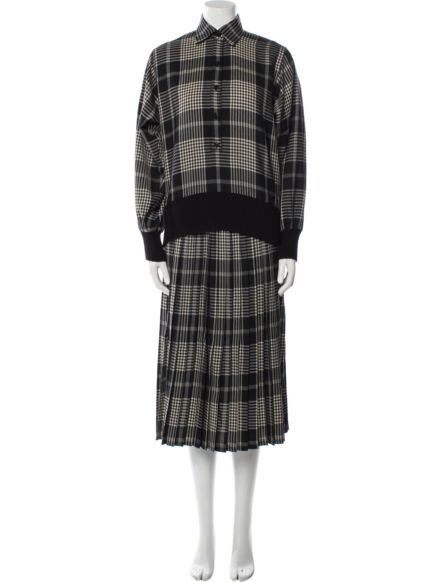 Guy Laroche Vintage 1980's Skirt Set