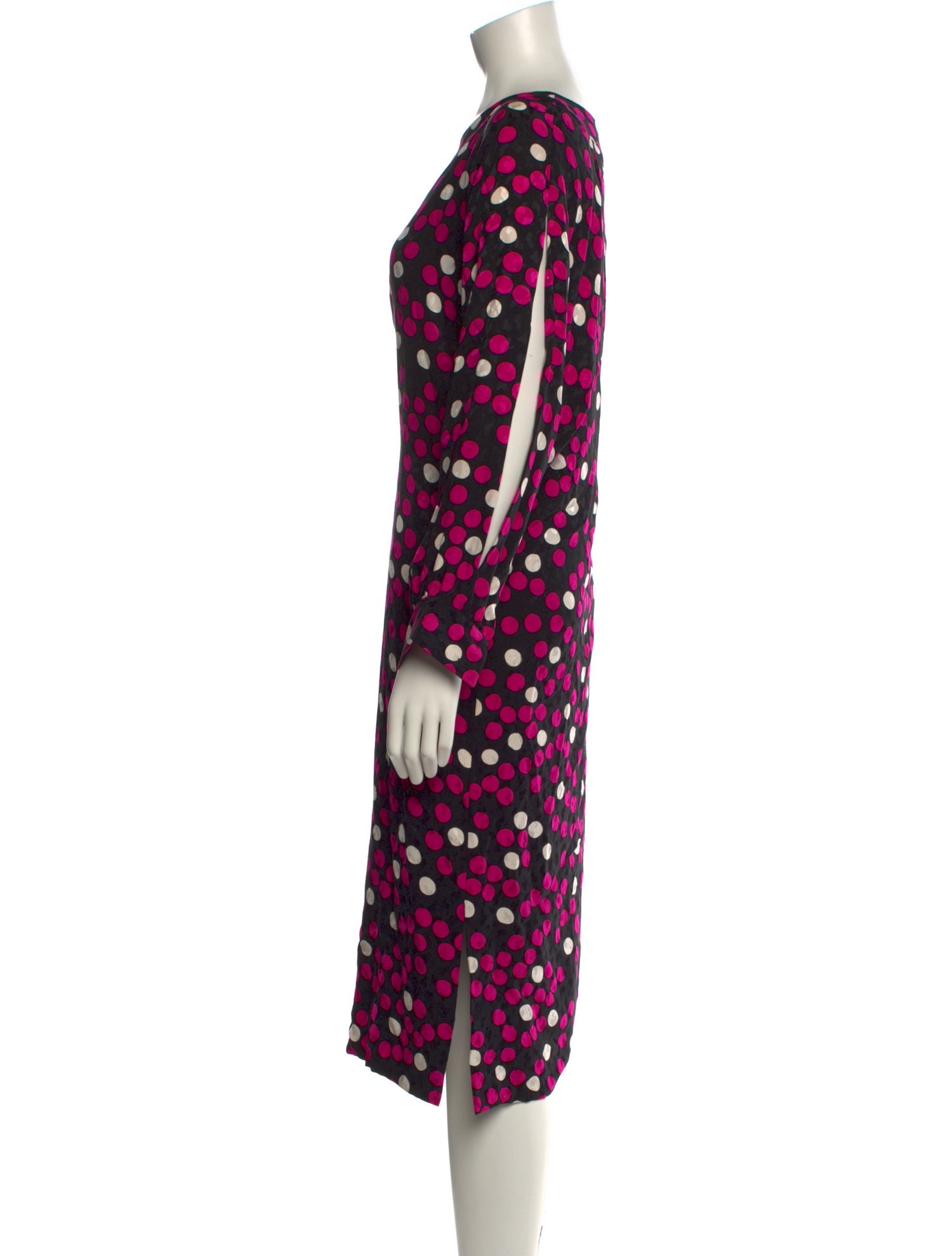 Guy Laroche Silk Midi Length Dress