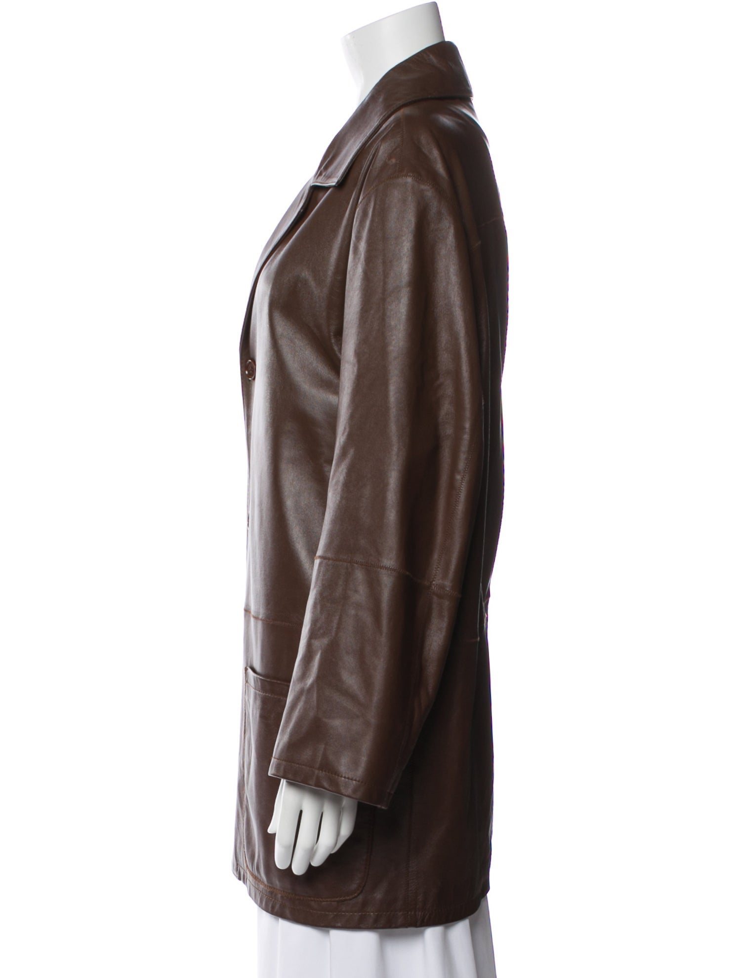 Guy Laroche Lamb Leather Blazer