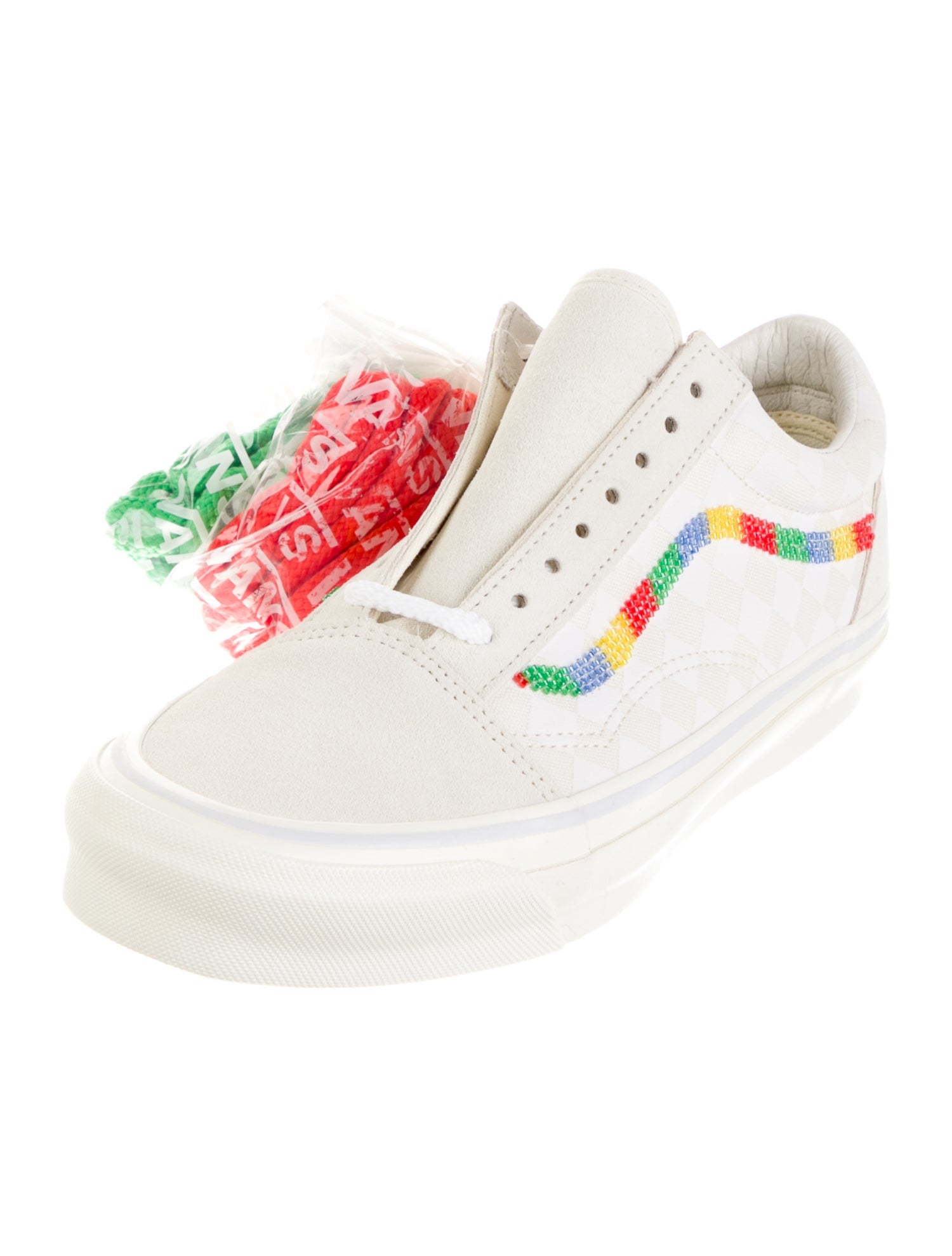 Vans x Gucci Canvas Patterned Sneakers w/ Tags