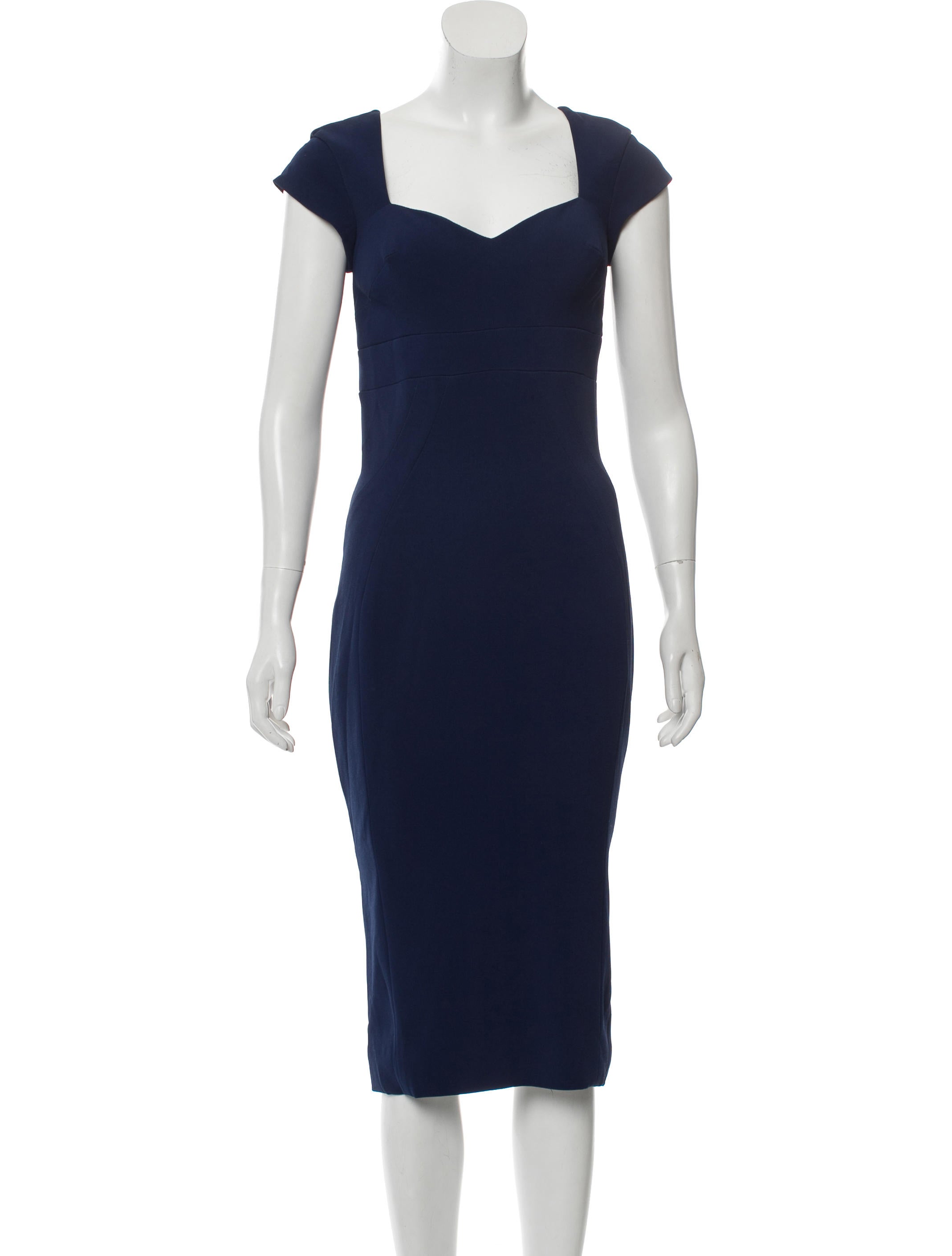 Gustavo Cadile Sheath Midi Dress