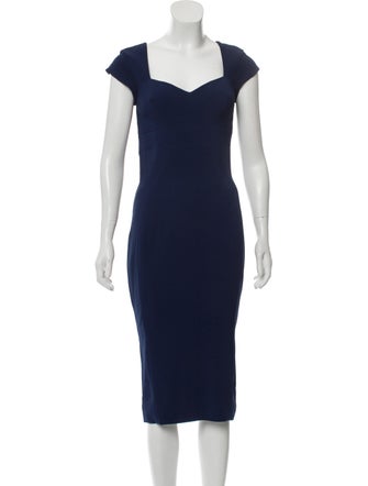 Gustavo Cadile Sheath Midi Dress