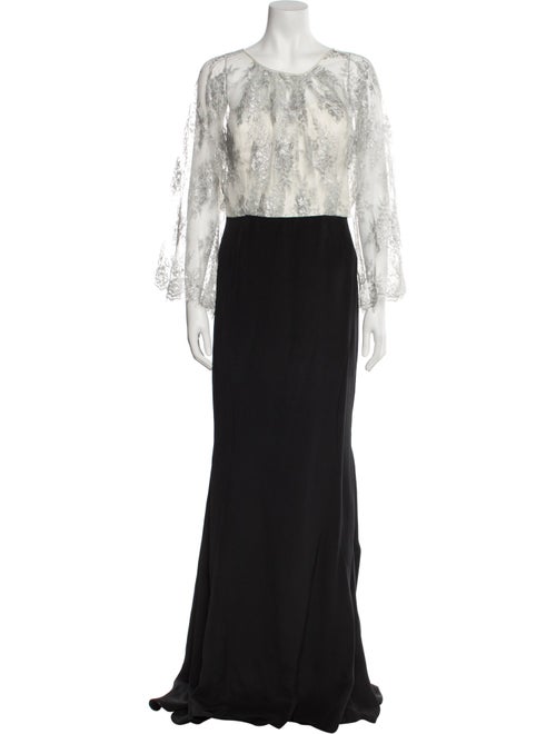 Gustavo Cadile Strapless Long Dress