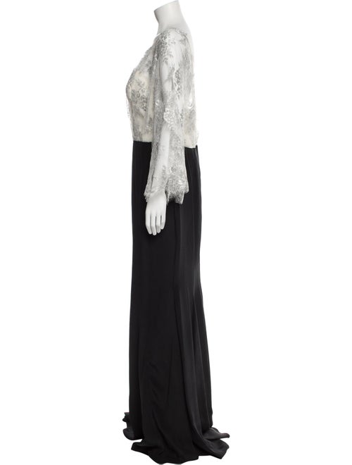 Gustavo Cadile Strapless Long Dress