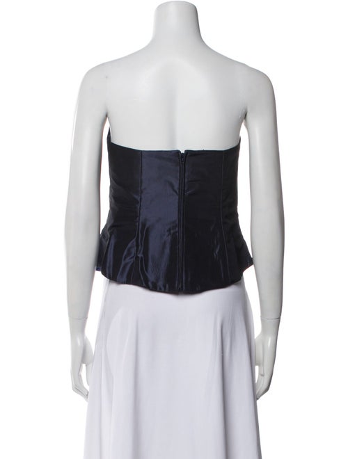 Gustavo Cadile Strapless Crop Top