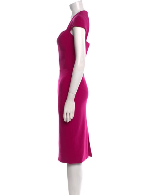 Gustavo Cadile Square Neckline Knee-Length Dress