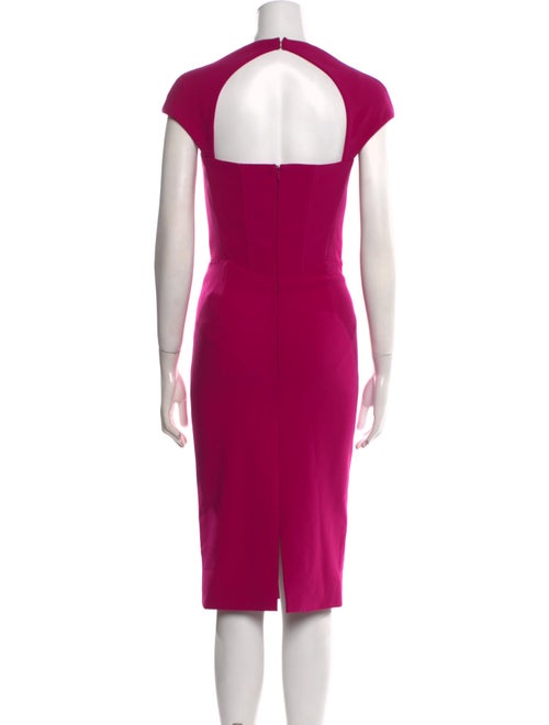 Gustavo Cadile Square Neckline Knee-Length Dress
