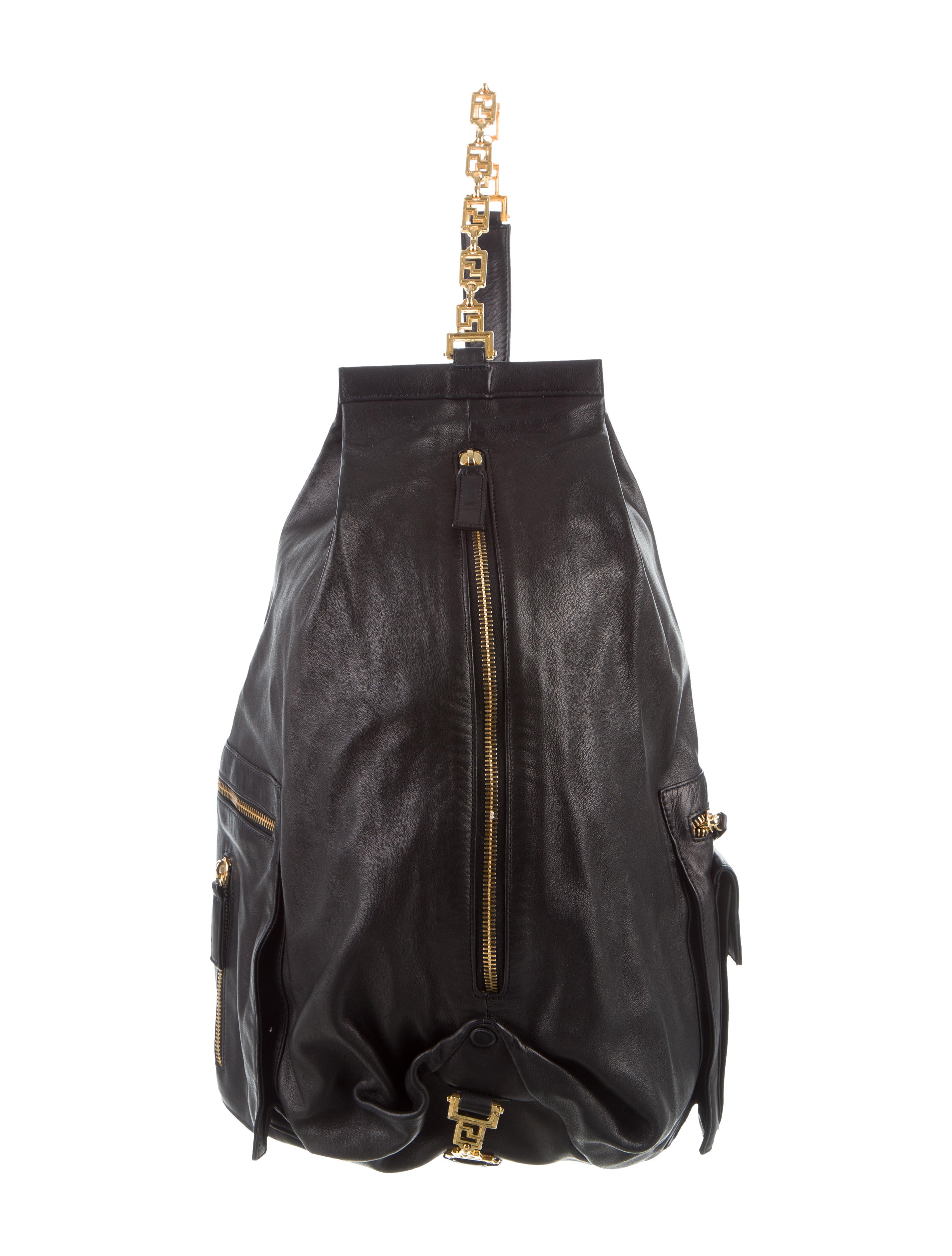 Gianni Versace Leather Sling Bag