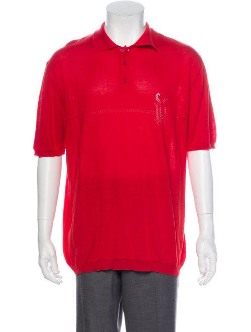 Gianni Versace Knit Polo Shirt