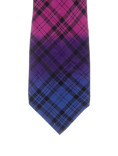 Gianni Versace Vintage Silk Tie black