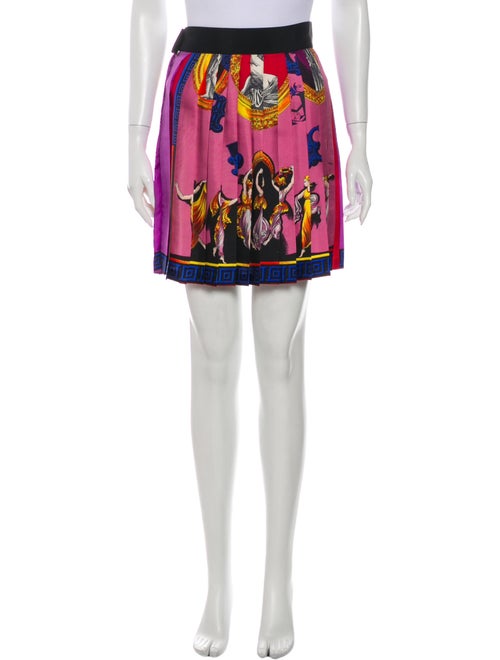 Gianni Versace Vintage Mini Skirt Pink