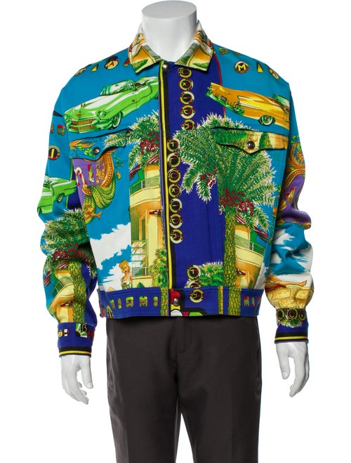 Gianni Versace Vintage 1990's Denim Jacket Denim