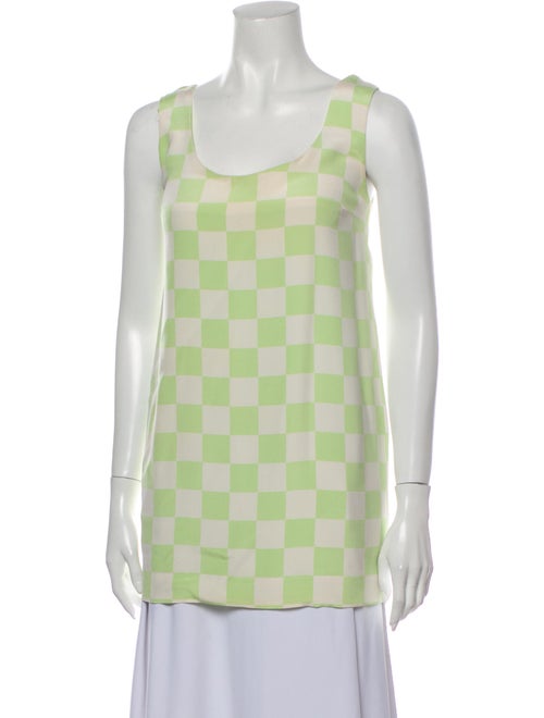 Gianni Versace Vintage 1990's Top Green