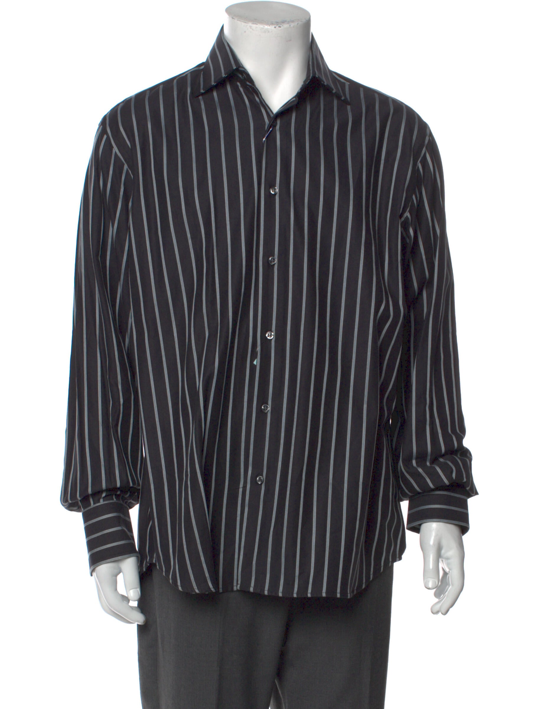 Gianfranco Ferre Striped Long Sleeve Shirt w/ Tags