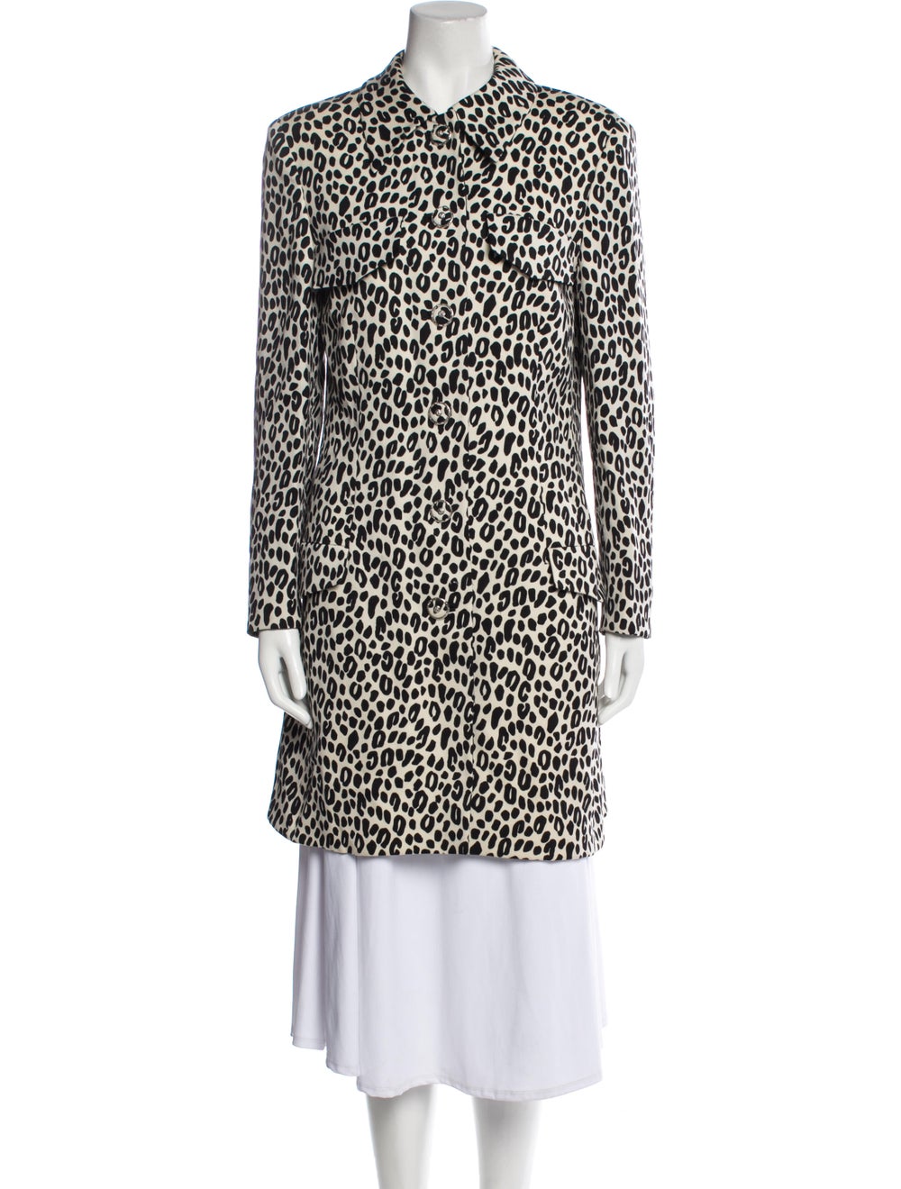 Gianni Versace Animal Print Coat - image 1