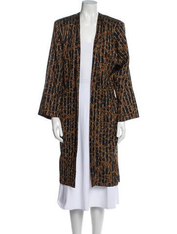 Gianni Versace Coats Vintage 1980's Faux Fur Coat M