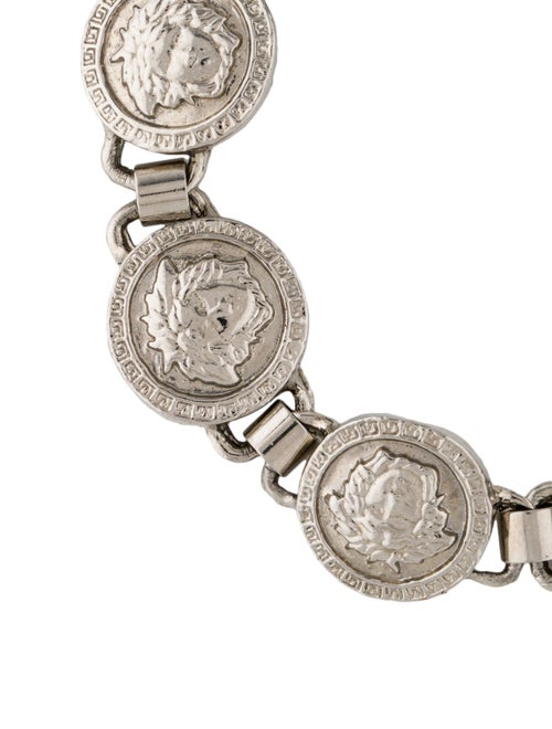 Gianni Versace Vintage Medusa Head Link Bracelet