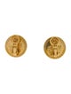 Gianni Versace 18K 1.40ctw Diamond Medusa Earclips