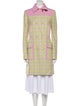 Versace 2022 Plaid Print Coat