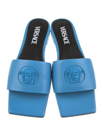 Gianni Versace Leather Slides