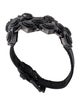 Gianni Versace Leather Mail Medusa Bracelet