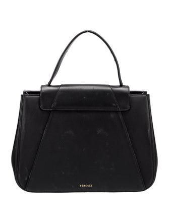Gianni Versace Leather Top Handle Bag