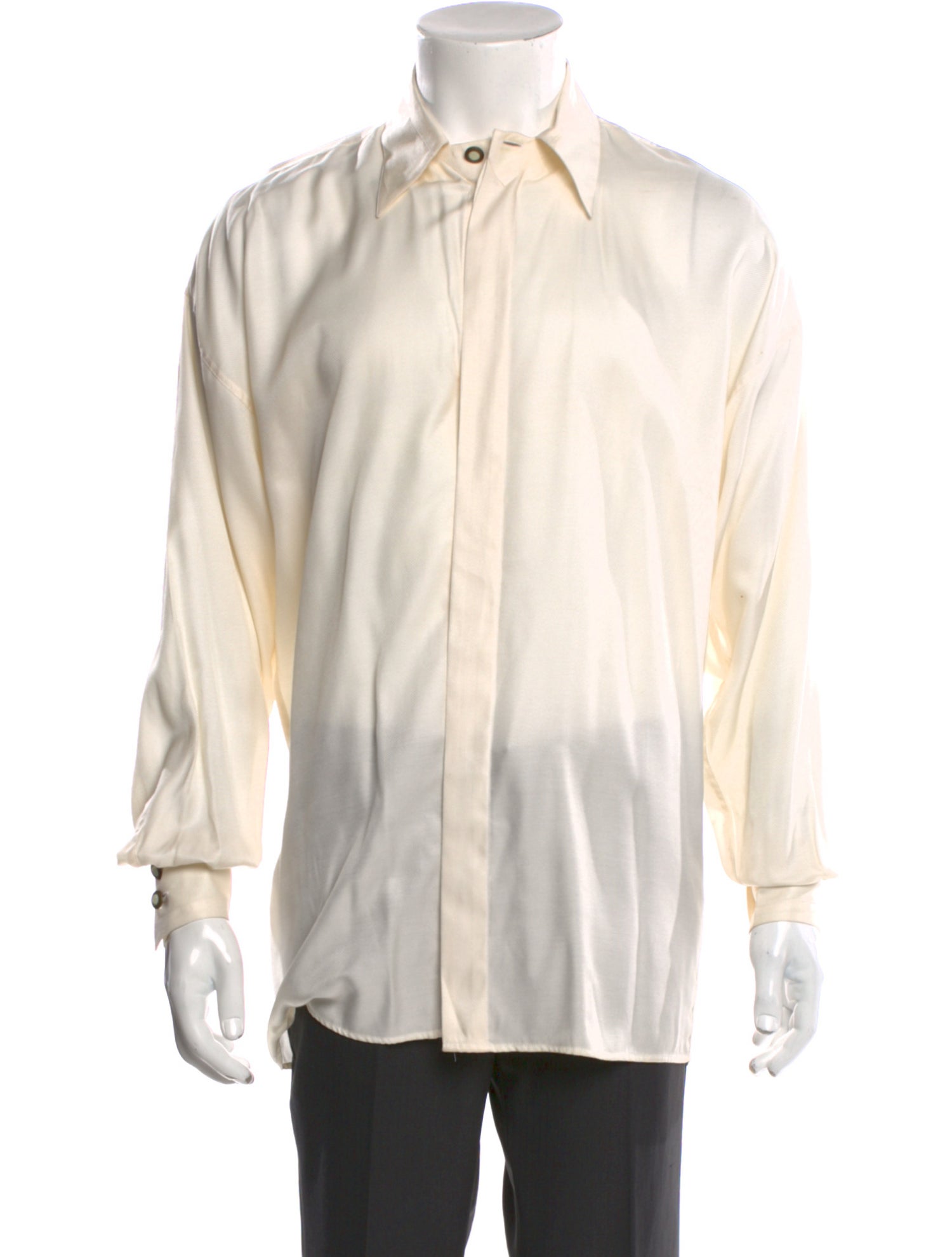 Gianni Versace Medusa Insignia Long Sleeve Shirt