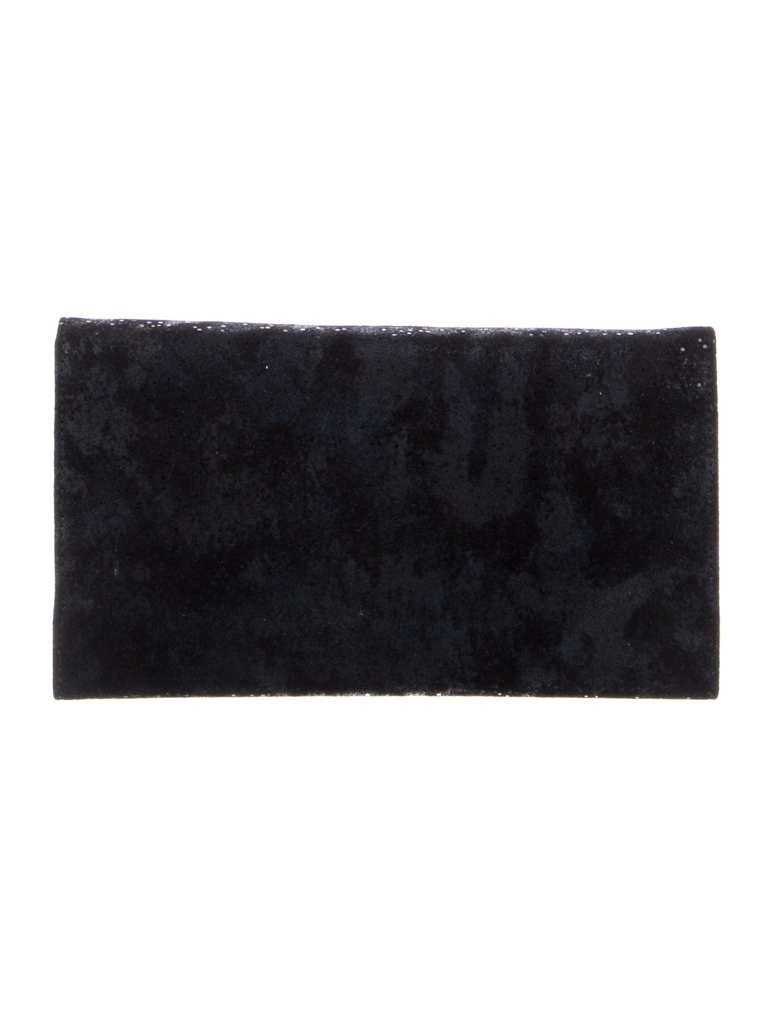 Gianni Versace Medusa Insignia Suede Wallet