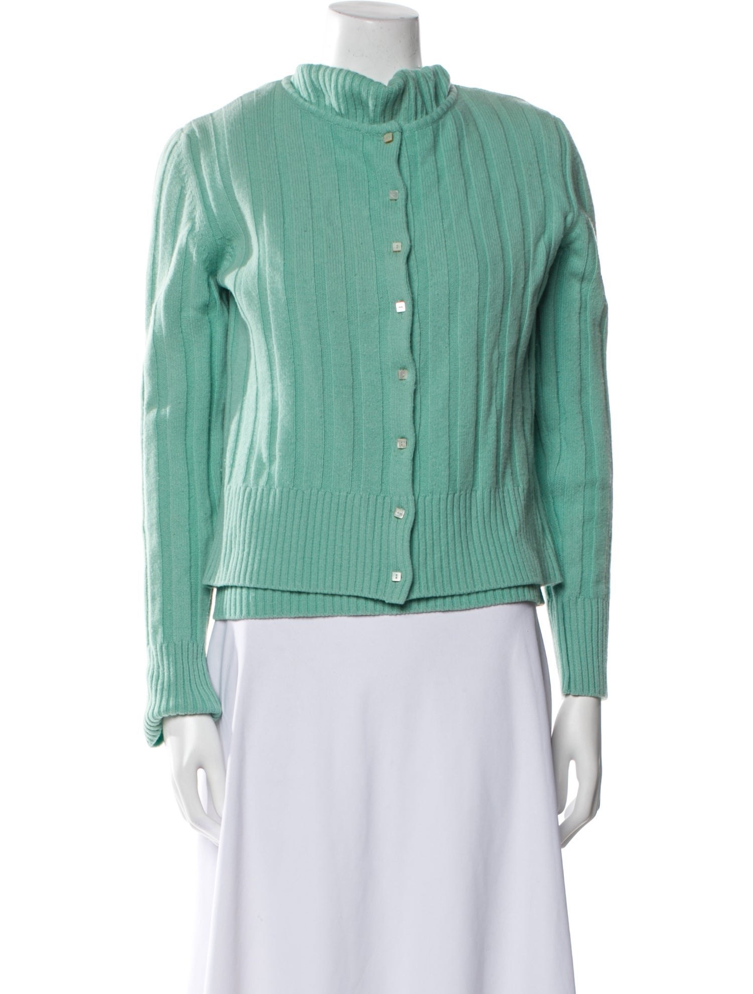 Gianni Versace Wool Mock Neck Sweater