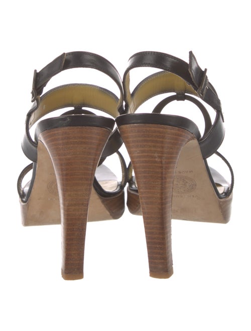 Gianni Versace Leather Slingback Sandals