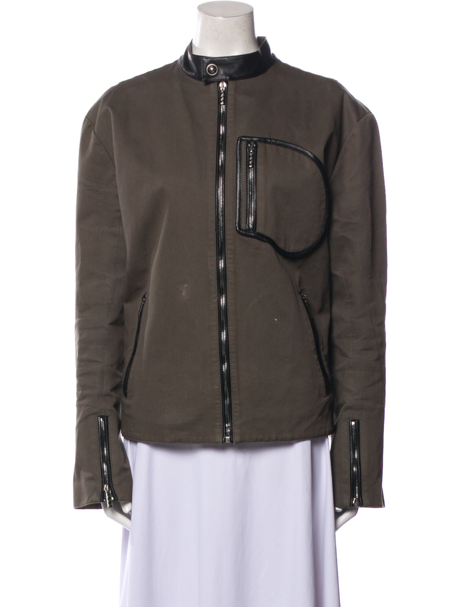 Gianni Versace Vintage Late 1980's - Early 1990's Moto Jacket