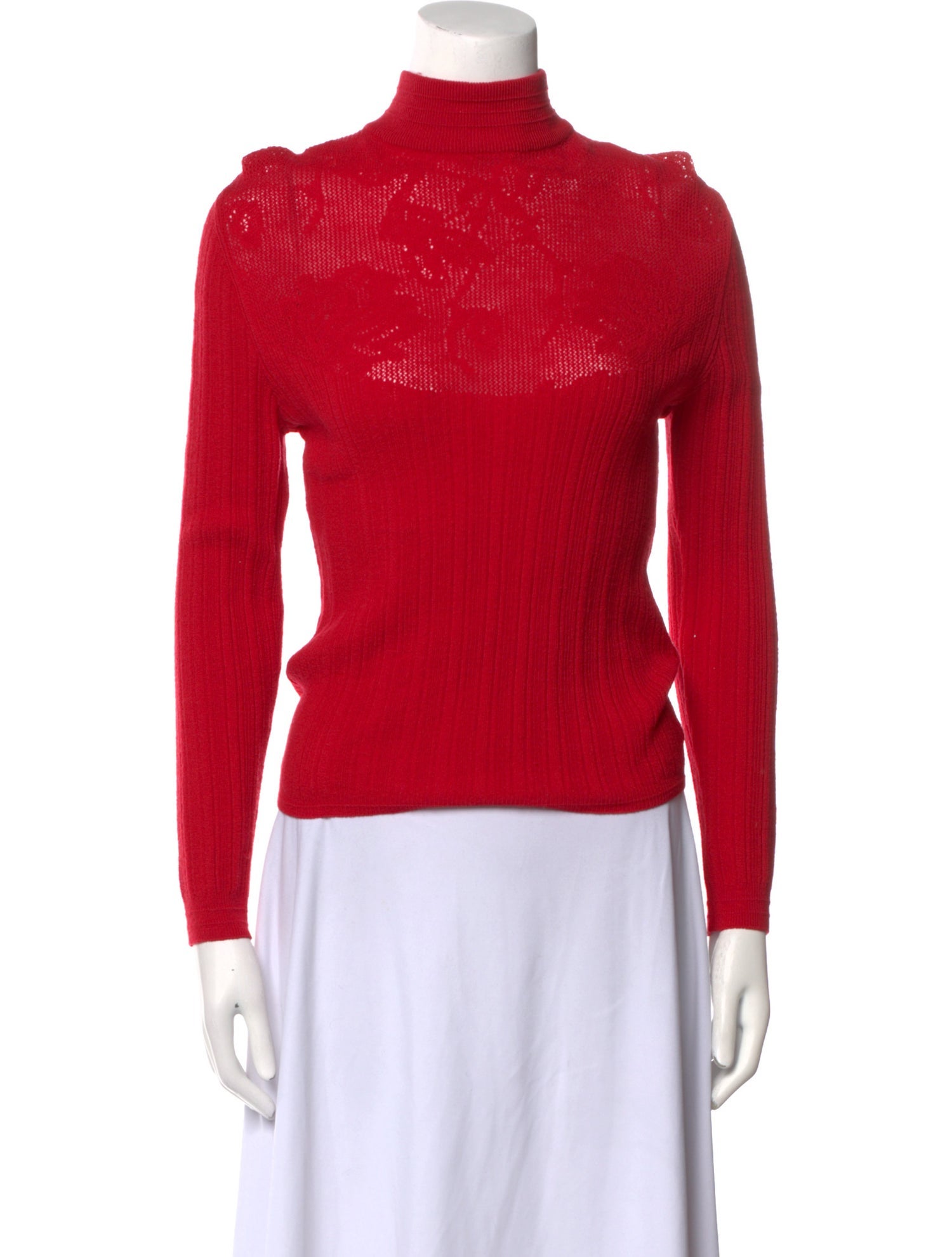 Gianni Versace Wool Turtleneck Sweater