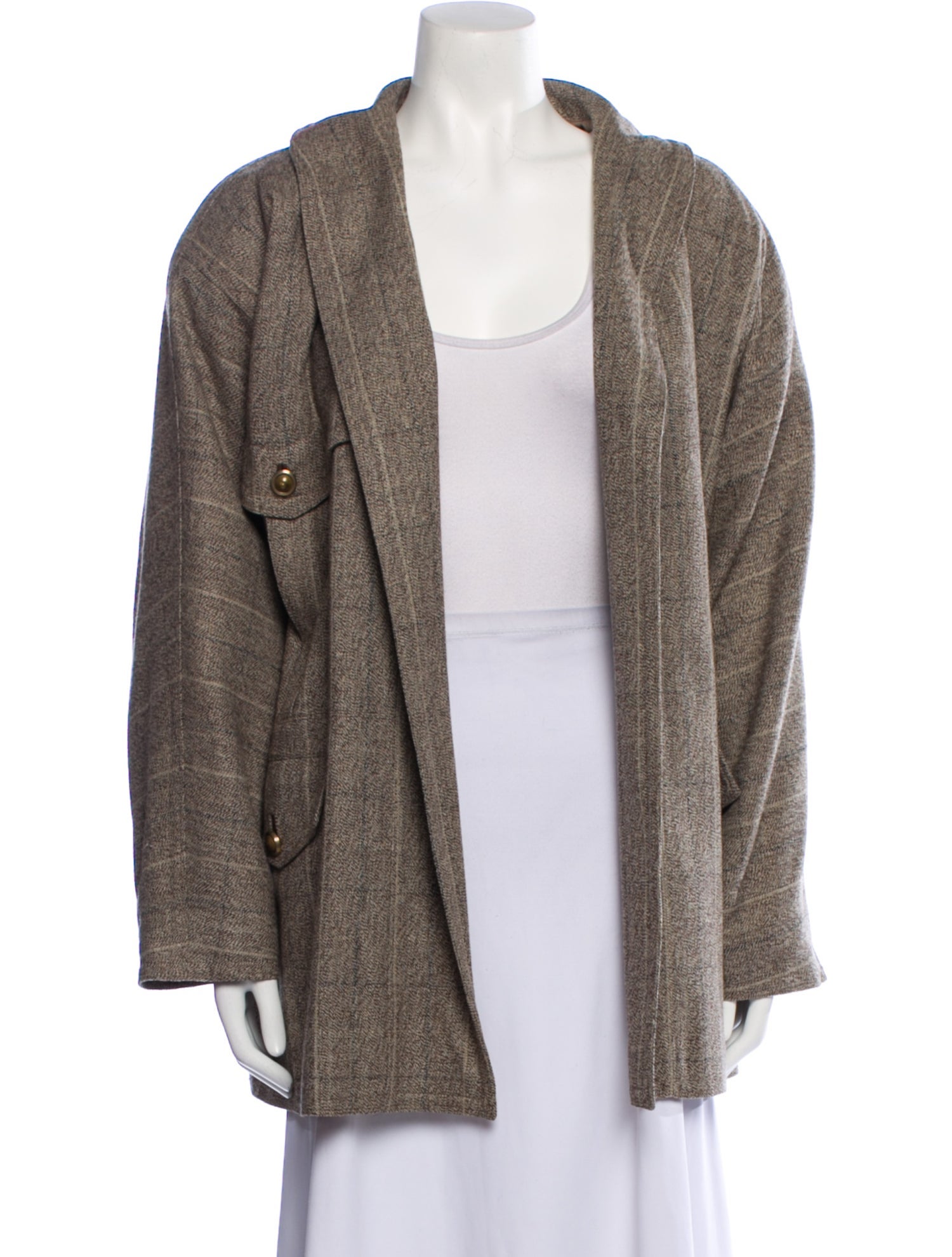 Gianni Versace Vintage 1980's Faux Fur Coat