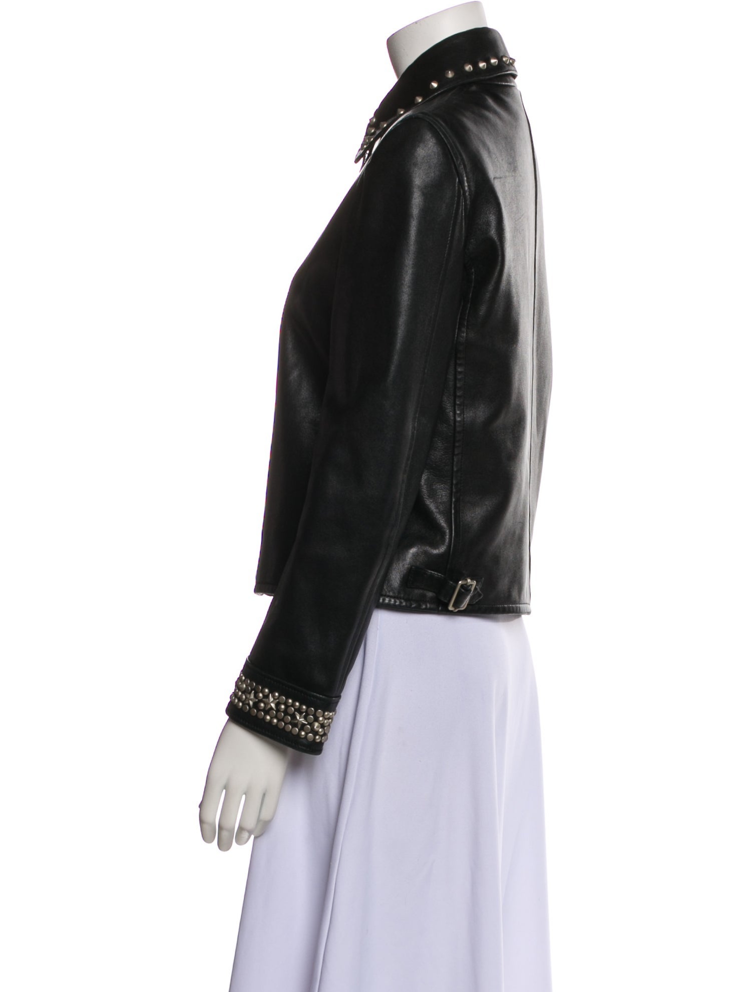 Gianni Versace Vintage Late 1980's - Early 1990's Biker Jacket