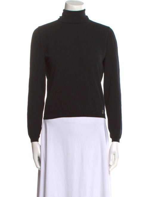 Gianni Versace Wool Turtleneck Sweater