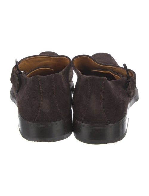 Gianni Versace Suede Monk Straps