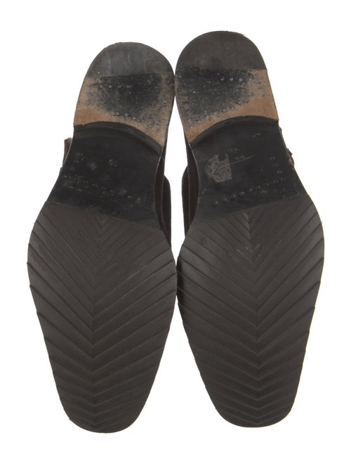 Gianni Versace Suede Monk Straps