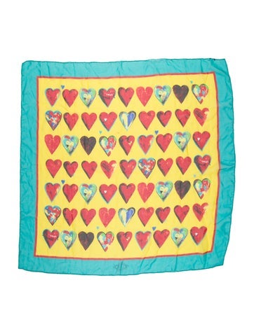 Gianni Versace Scarves and Shawls Silk Printed Scarf