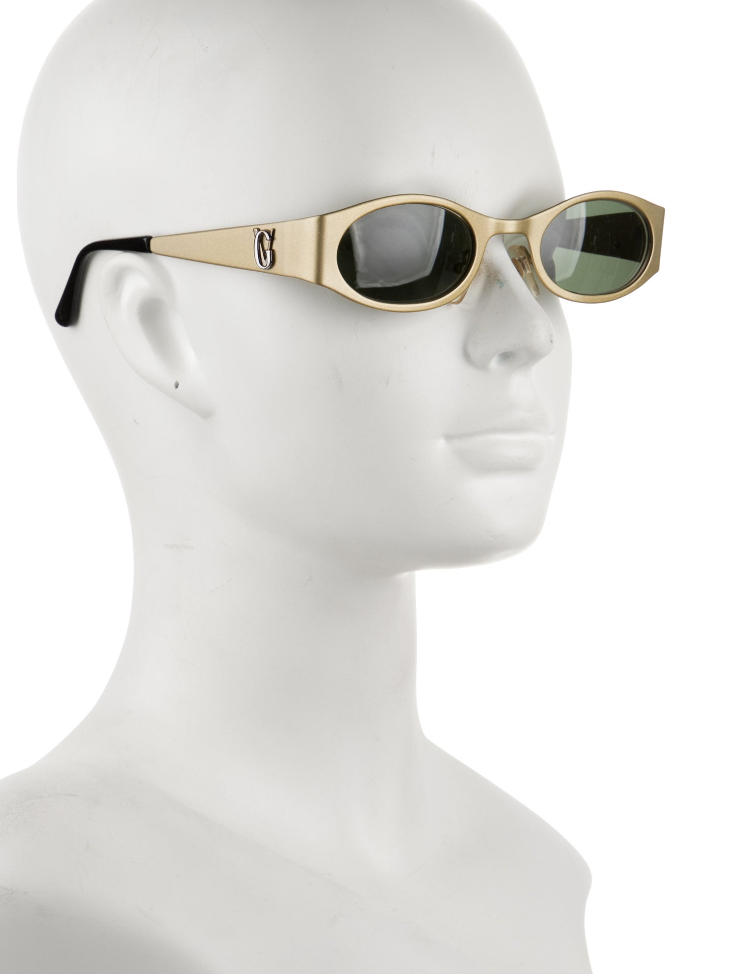Gianni Versace Round Tinted Sunglasses