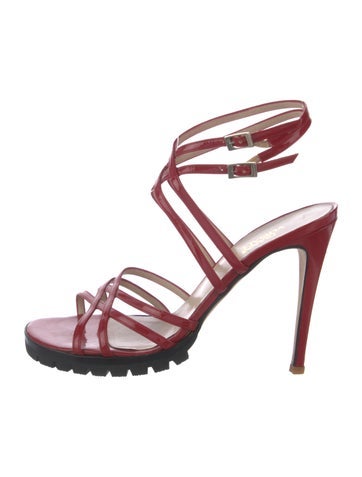 Gianni Versace Sandals Patent Leather 7