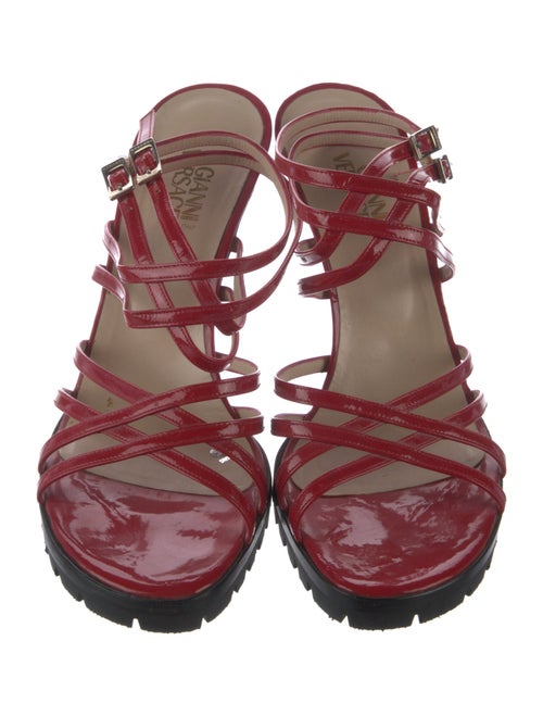 Gianni Versace Patent Leather Sandals